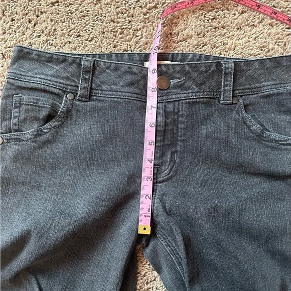 CAbi Womens Size 10 Jeans Pants BOOTCUT ONYX Dk GRAY BLACK DENIM Pants - Picture 7 of 9